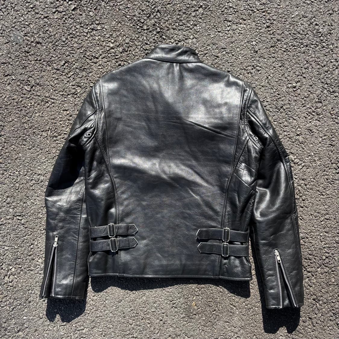 Horn 싱글 라이더 가죽 자켓 상품이미지2