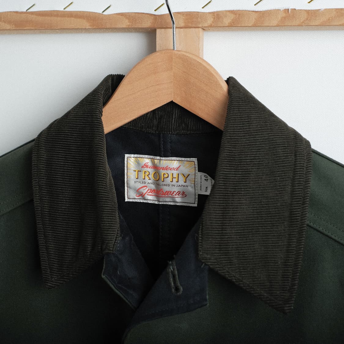 트로피클로딩 덕 헌팅 자켓 그린 40사이즈 Trophy Clothing 상품이미지7