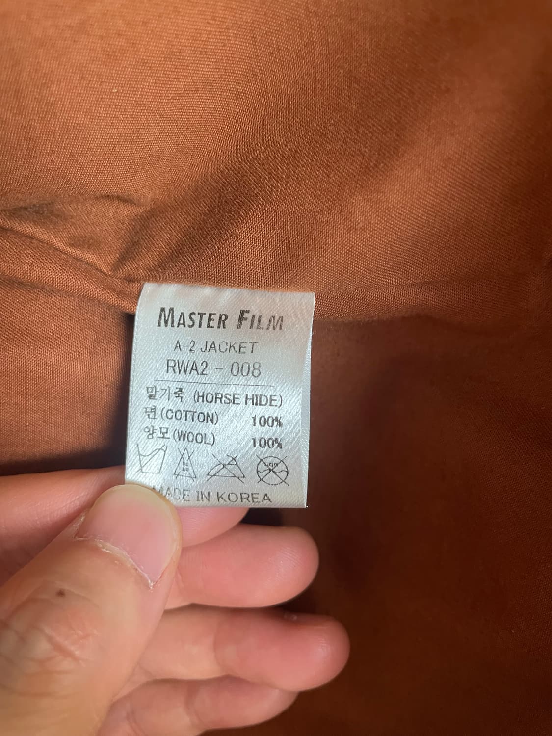 [38] 마스터필름 홀스하이드 A2 자켓 RWA2-008 상품이미지8