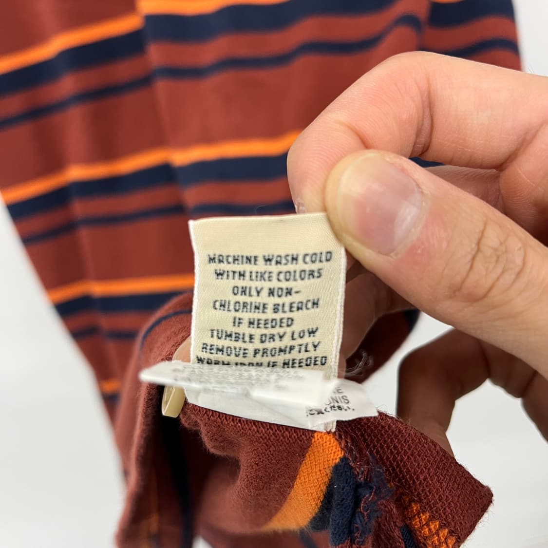 L.L.Bean 스트라이프 카라티 남성L 상품이미지5