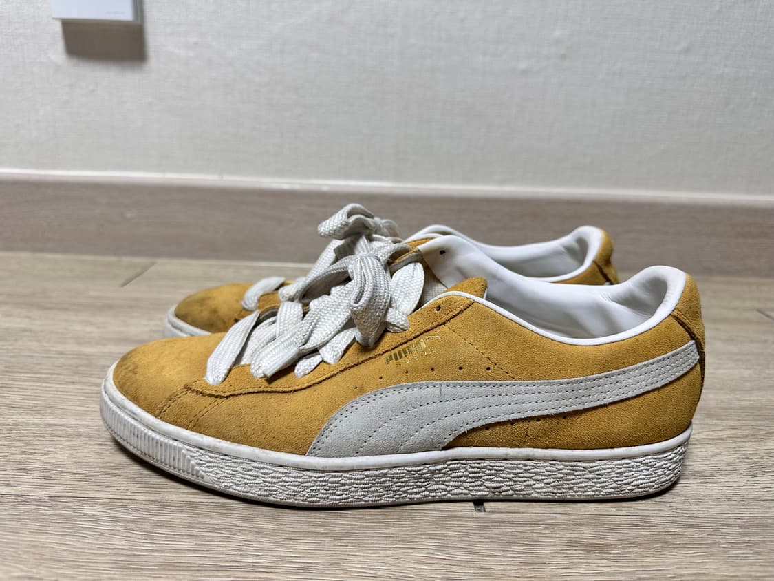 푸마 스웨이드 스니커즈 머스타드 (285) 상품이미지3