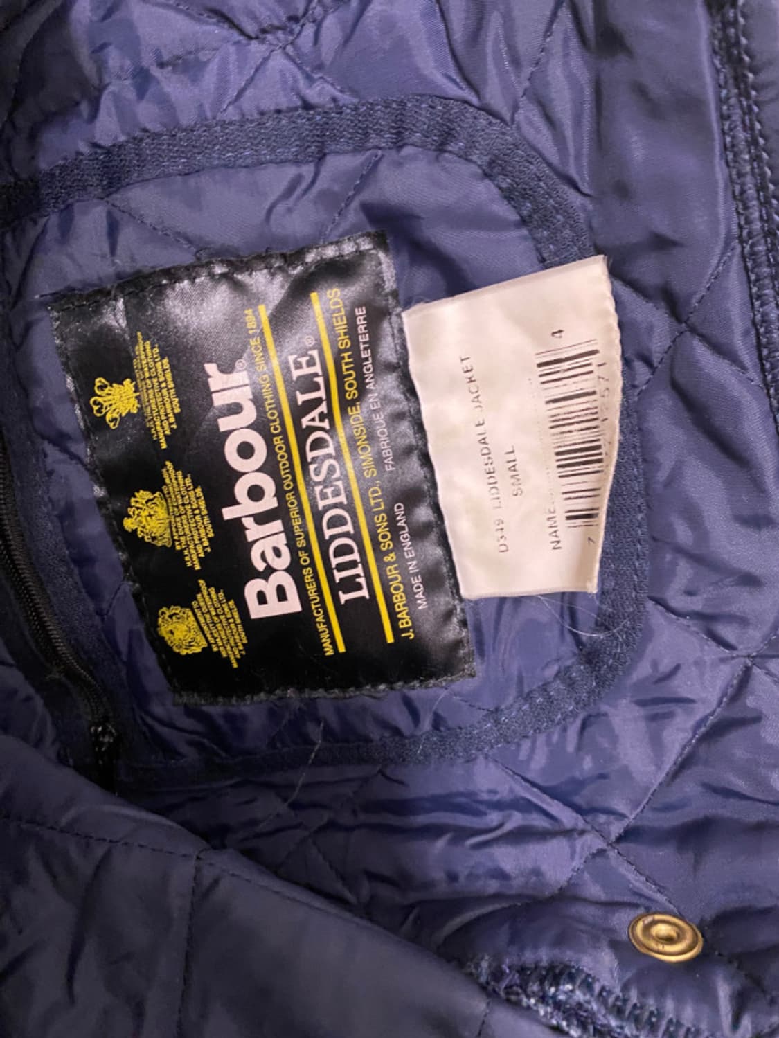 BARBOUR liddesdale 바버 리데스데일 퀄팅 상품이미지8