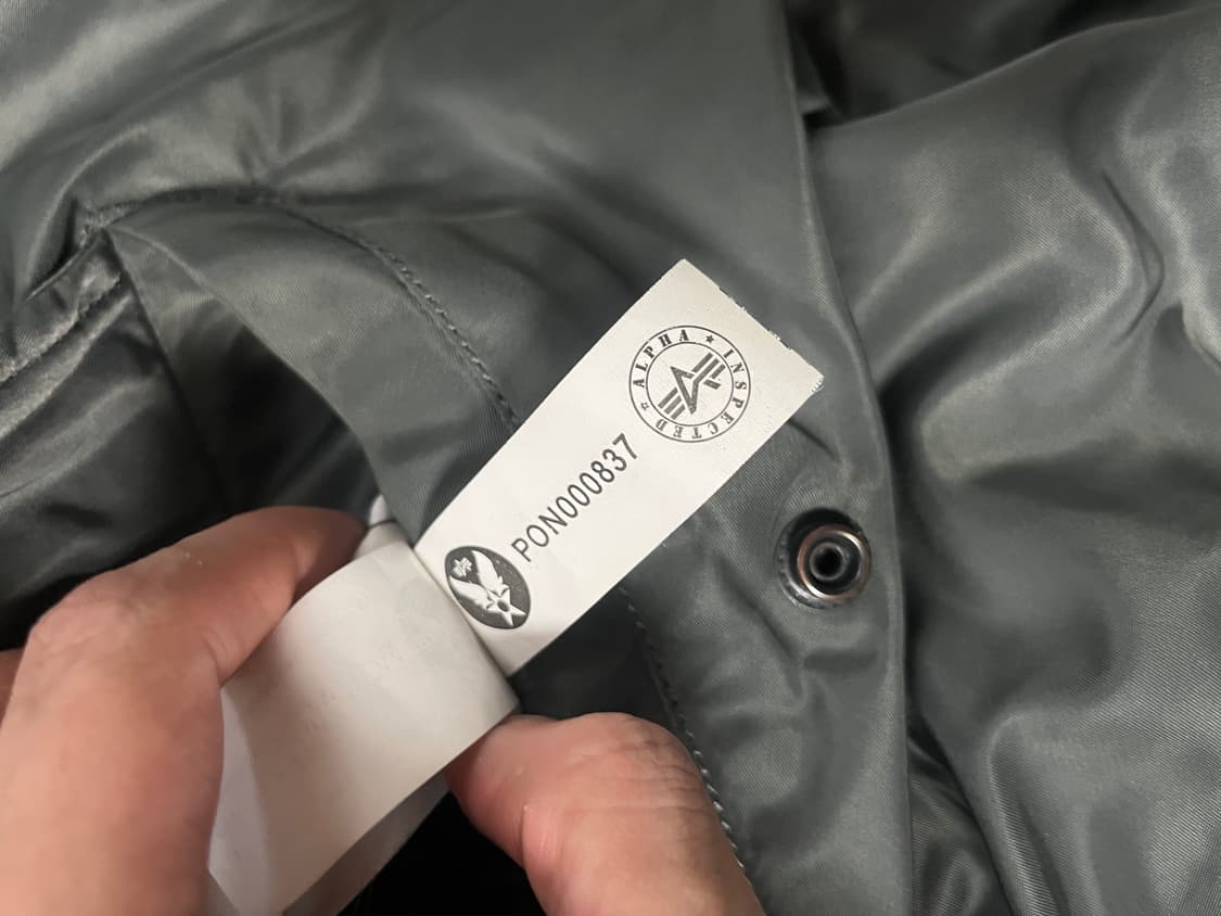 알파인더스트리 마원 급처 (항공점퍼, ma-1) 상품이미지5