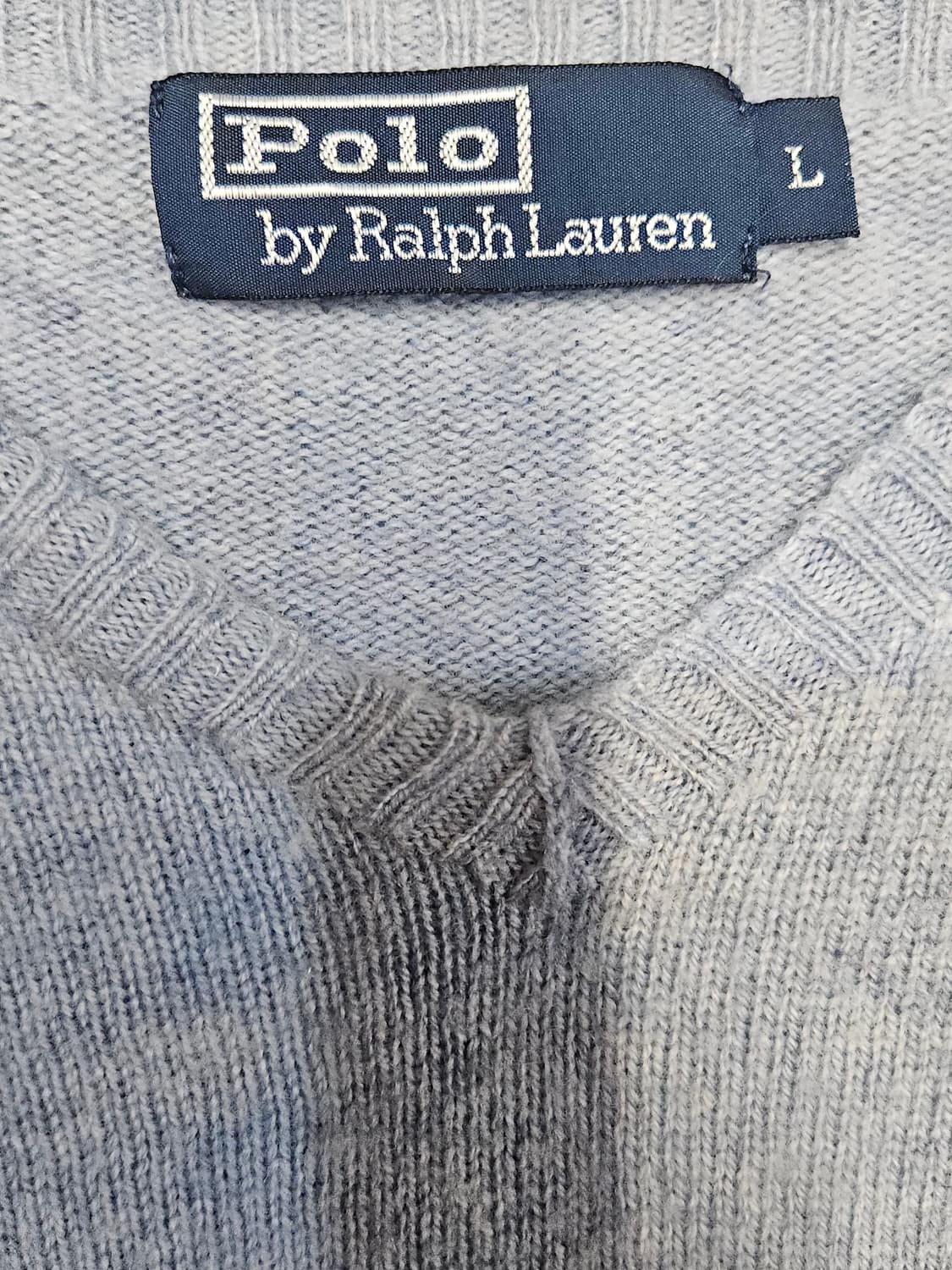 폴로 랄프로렌 램스울 브이넥 니트 상품이미지4