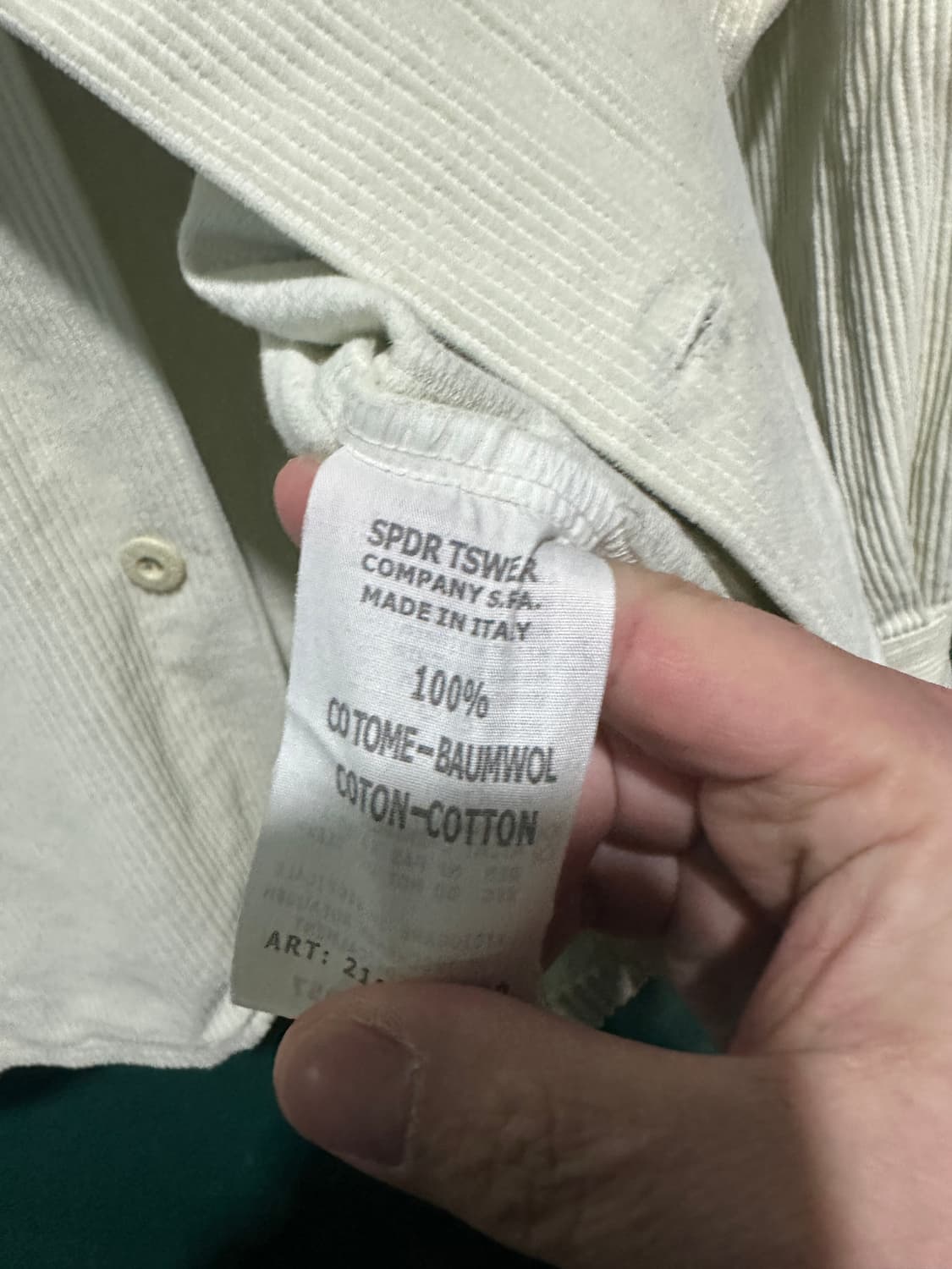 90s 스톤아일랜드 코듀로이셔츠 105 상품이미지4