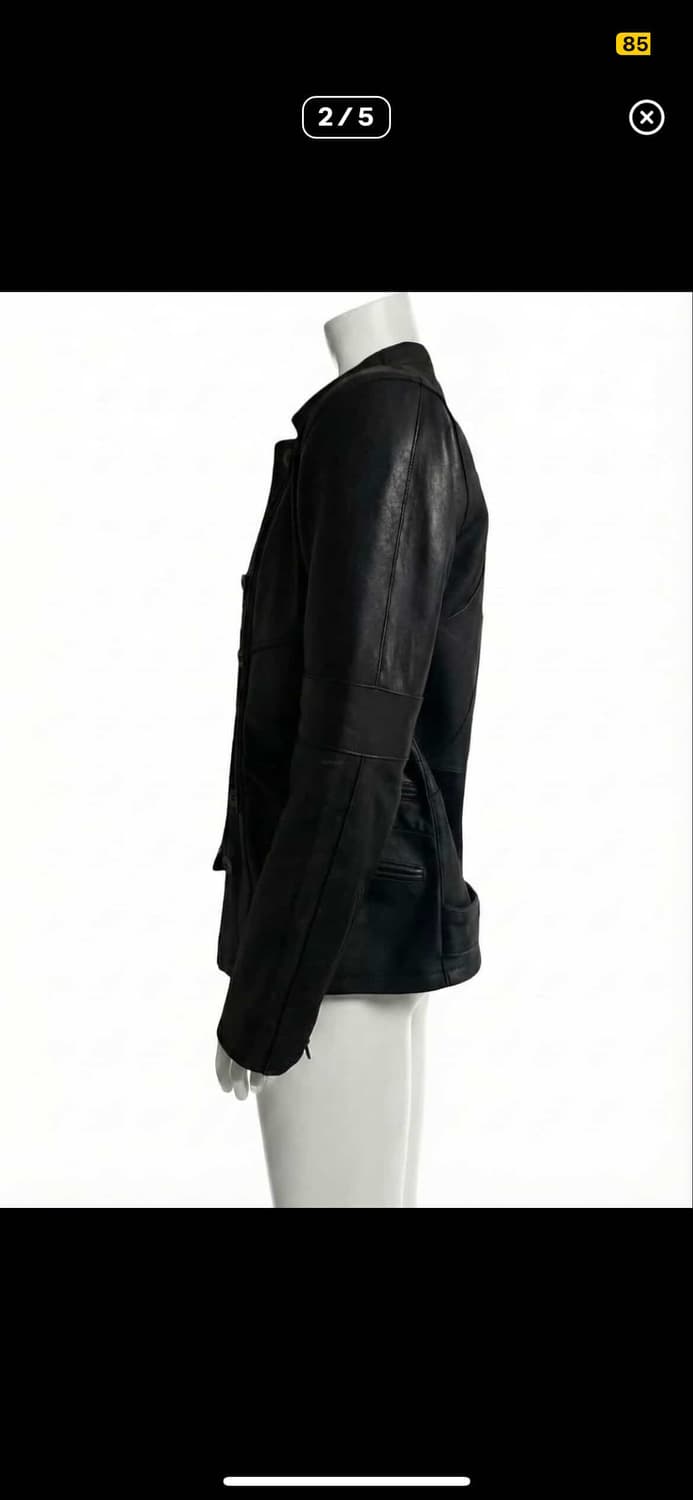 ink military leather jacket 상품이미지2