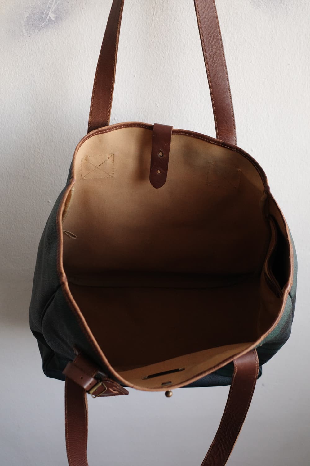 폴로 타탄체크 토트백 상품이미지8