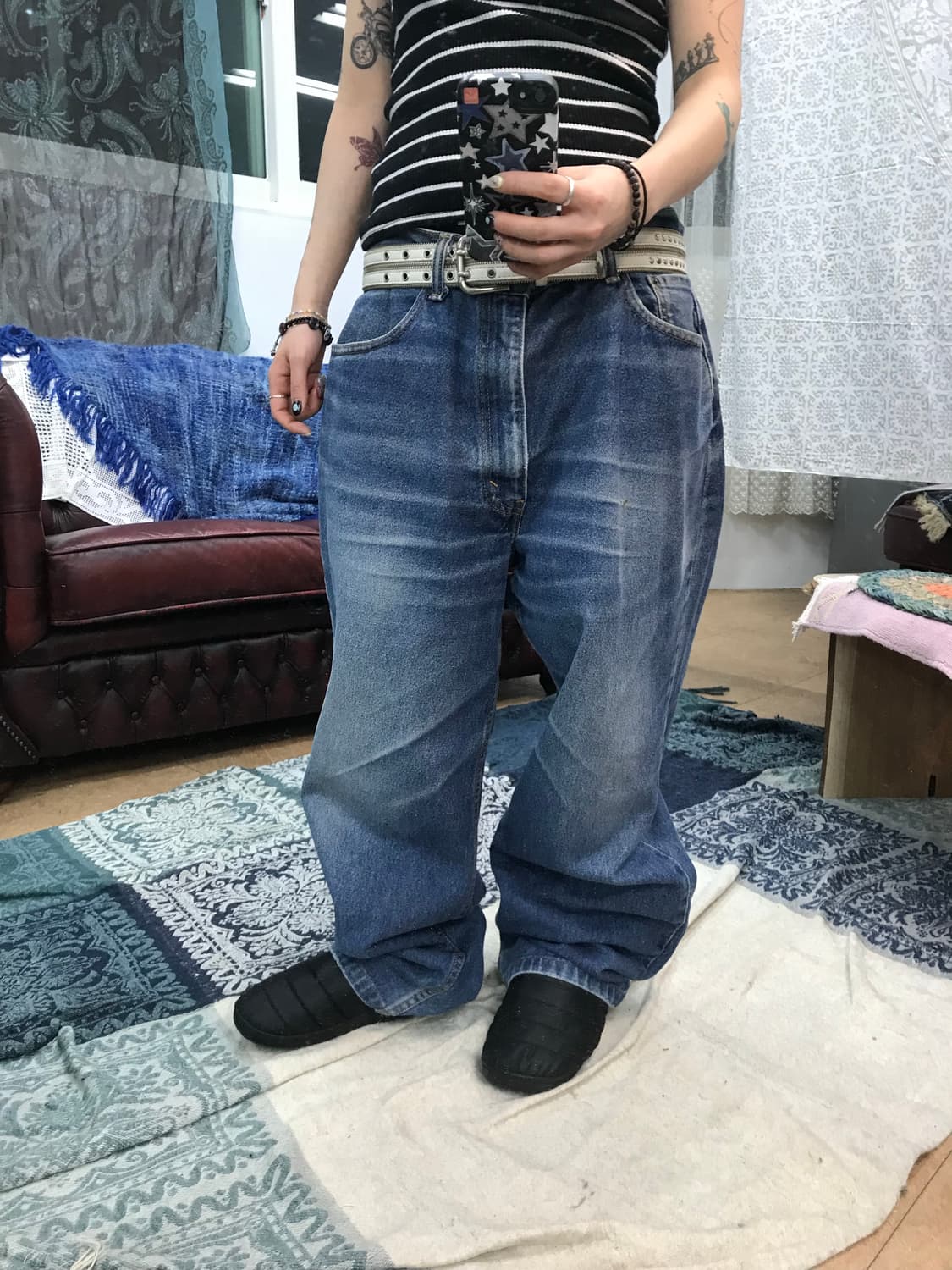 리바이스 550 빈티지 워싱 데님팬츠 상품이미지1