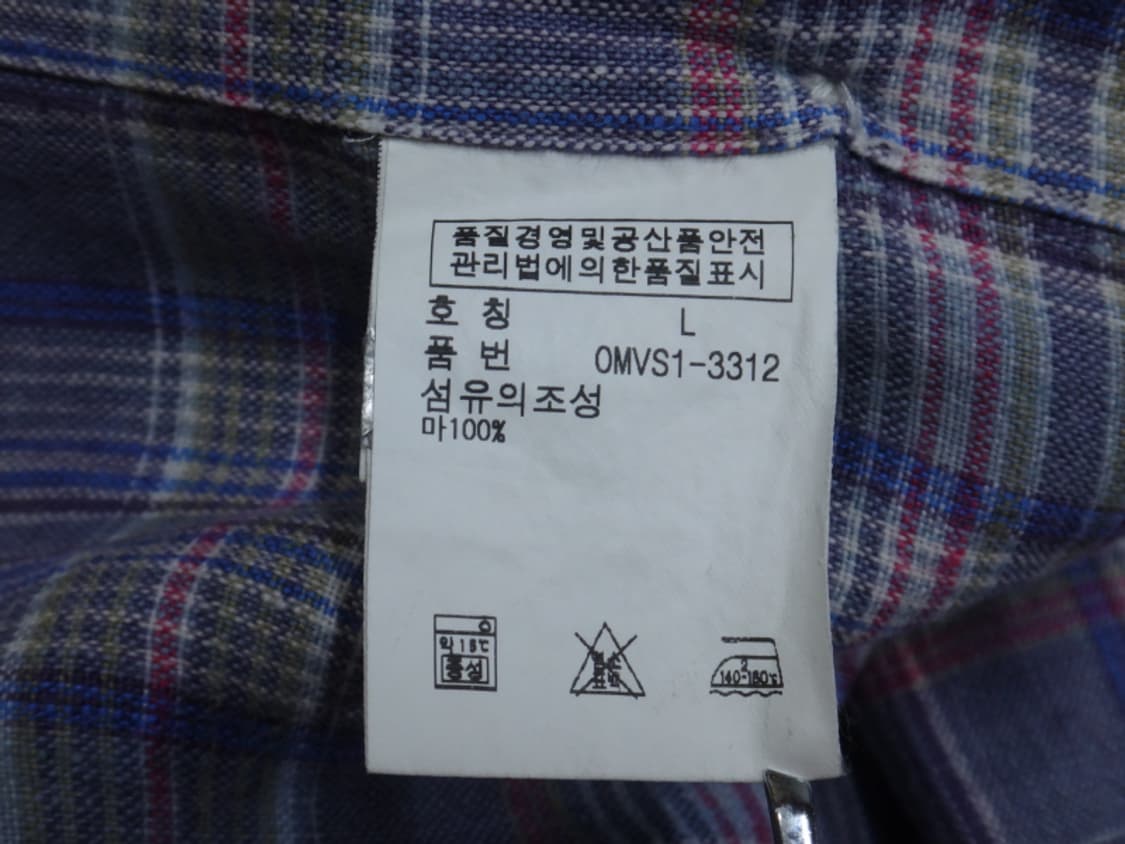 (L) 폴로랄프로렌 린넨 체크 여름 반팔 셔츠 상품이미지8