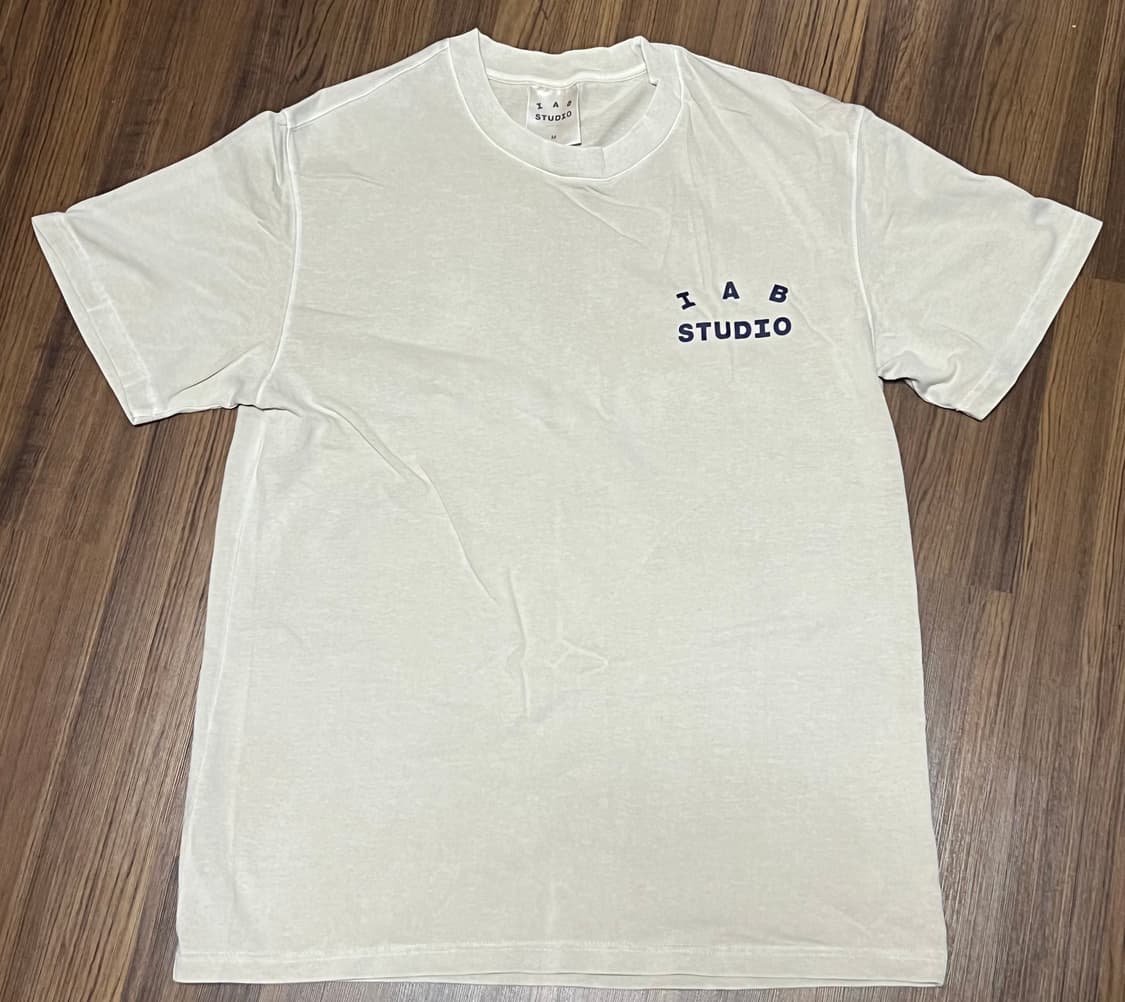 아이앱 스튜디오 피그먼트 티셔츠 오트밀 M 상품이미지1