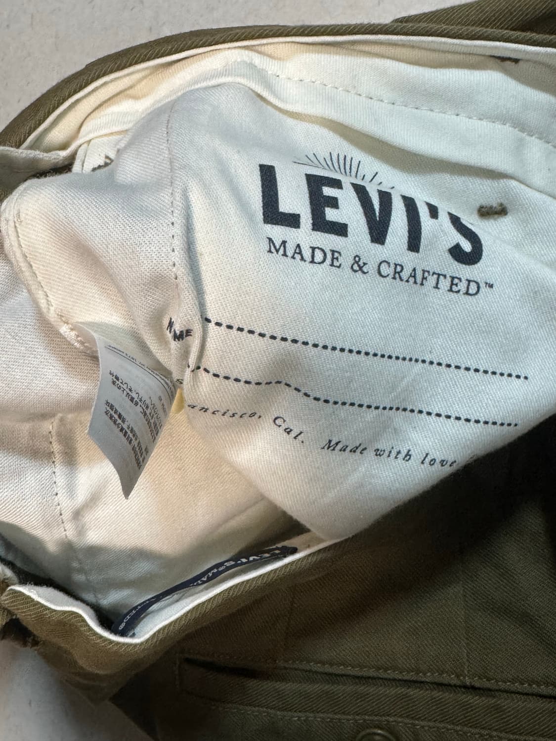 리바이스 미군 치노 팬츠 면바지 와이드 30/32 상품이미지5