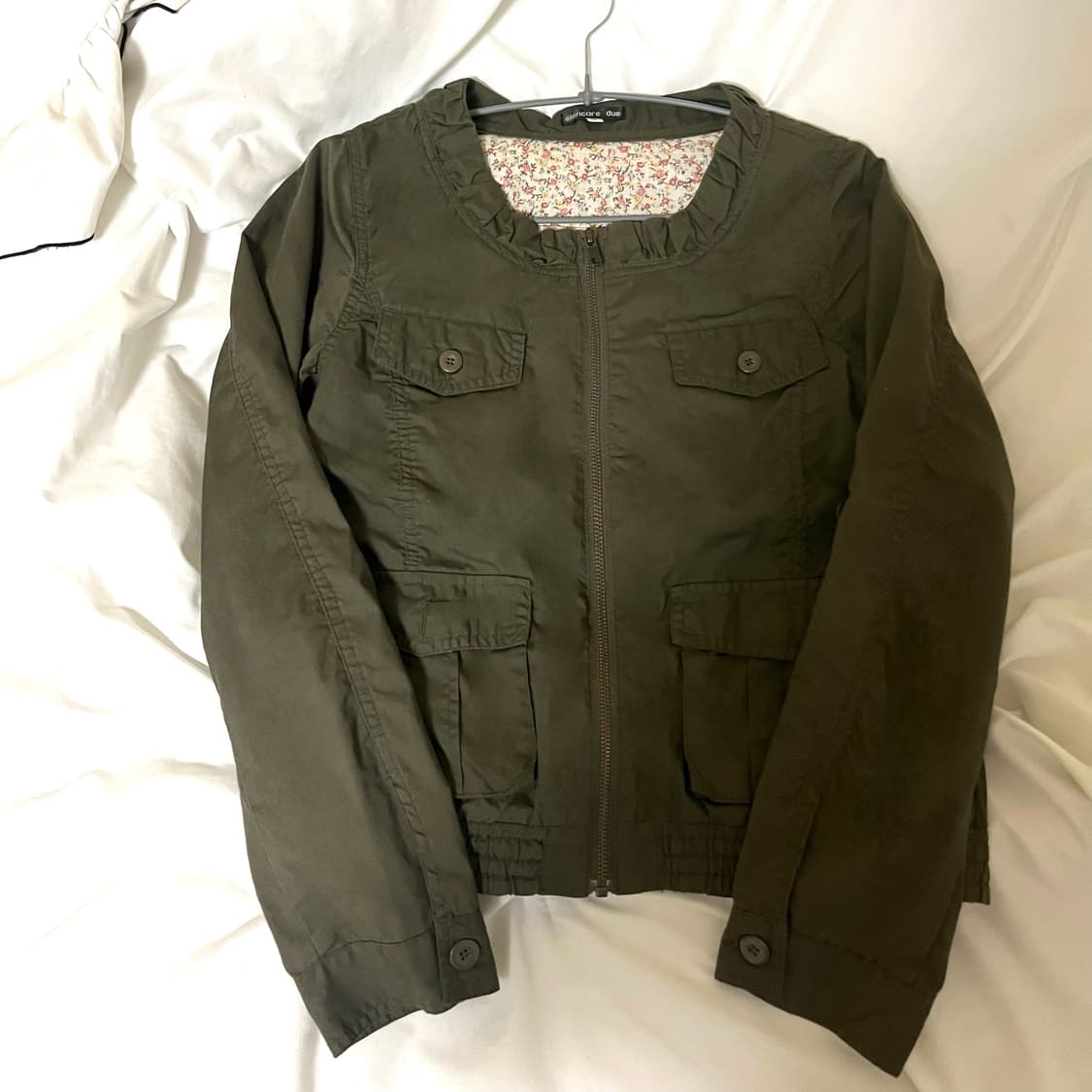 y2k 갸루깔 카키자켓 상품이미지7