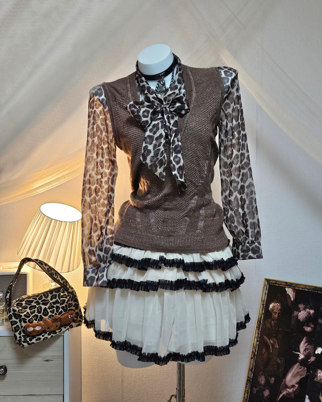 Heisei gyaru look style set 상품이미지3