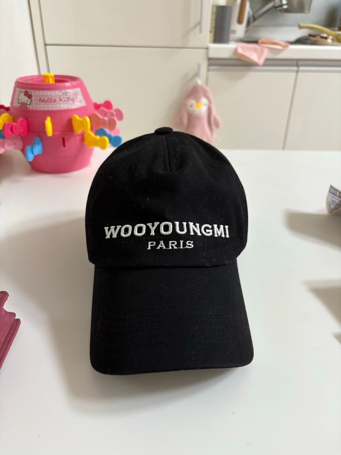 우영미 볼캡 모자 블랙 상품이미지1