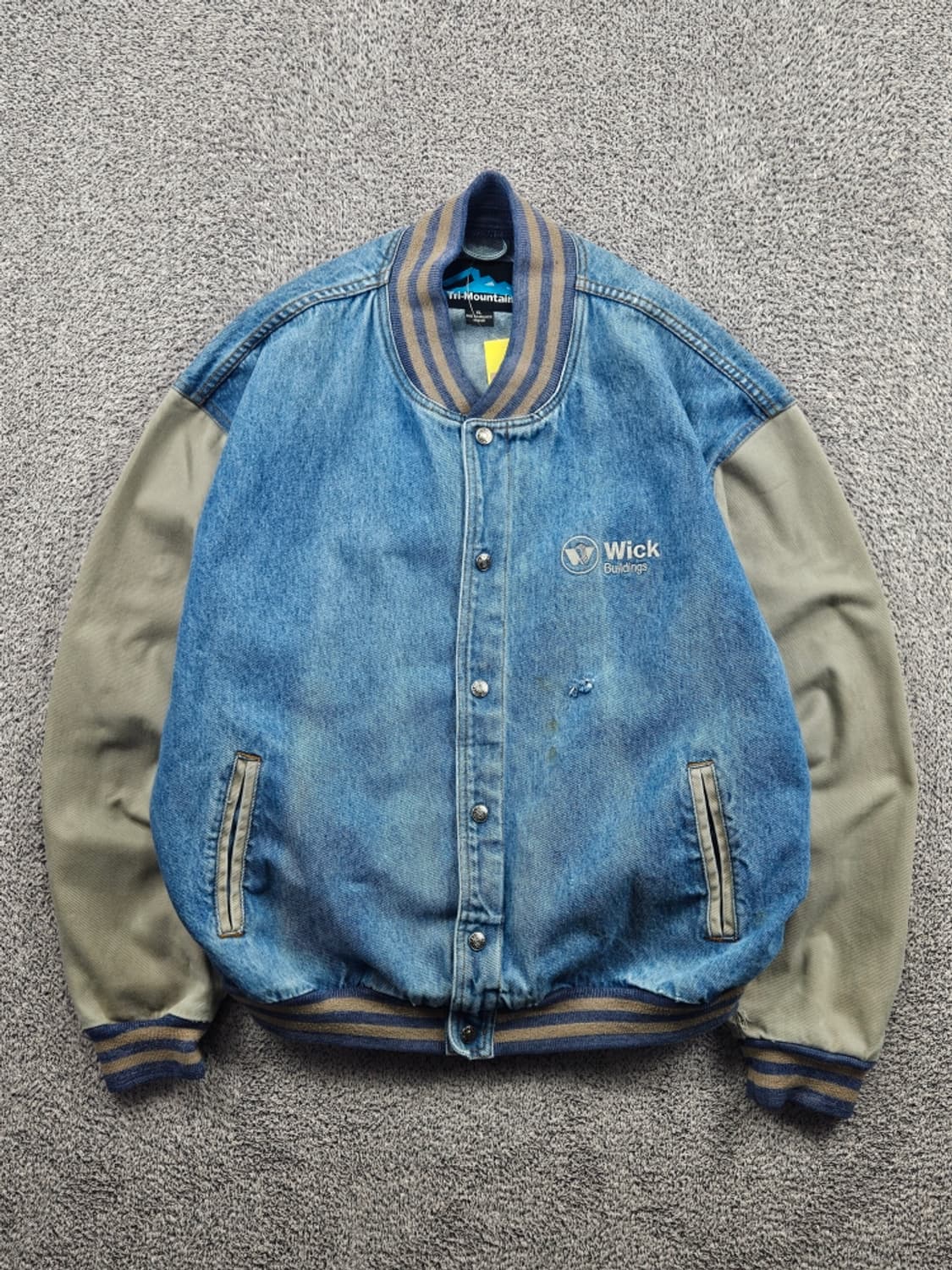 TRI 마운틴 코튼 데님 바시티 자켓 ( XL ) / 11579 상품이미지1