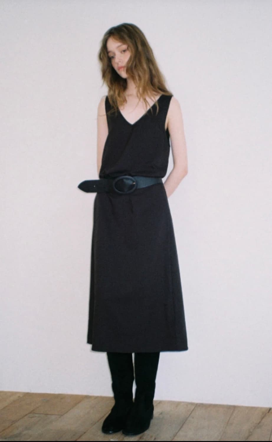 (스무드무드) 블랙 롱 원피스 상품이미지10