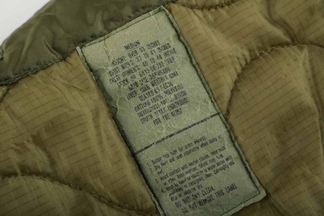 [M] 미군 오리지널 M65 필드자켓 내피 상품이미지6