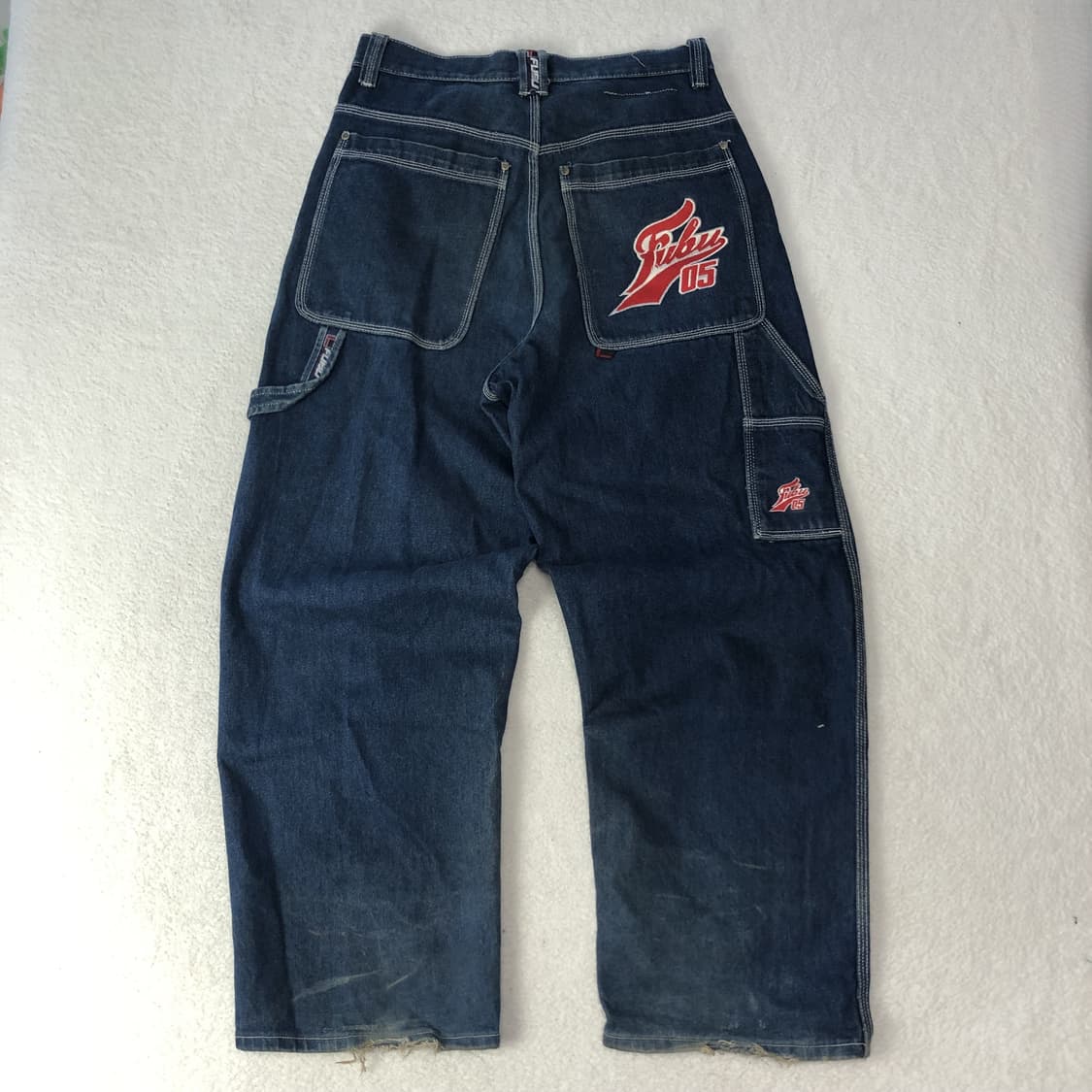 후부 올드스쿨 데님 카펜터 팬츠  상품이미지4