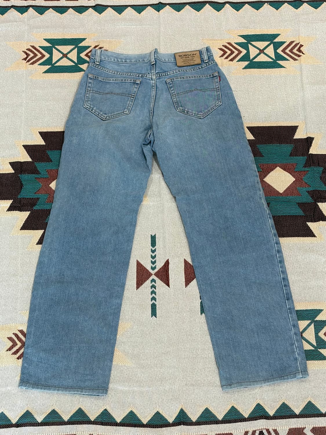 제팬 밥슨 901 루즈 테이퍼드 연청 데님 팬츠 상품이미지4