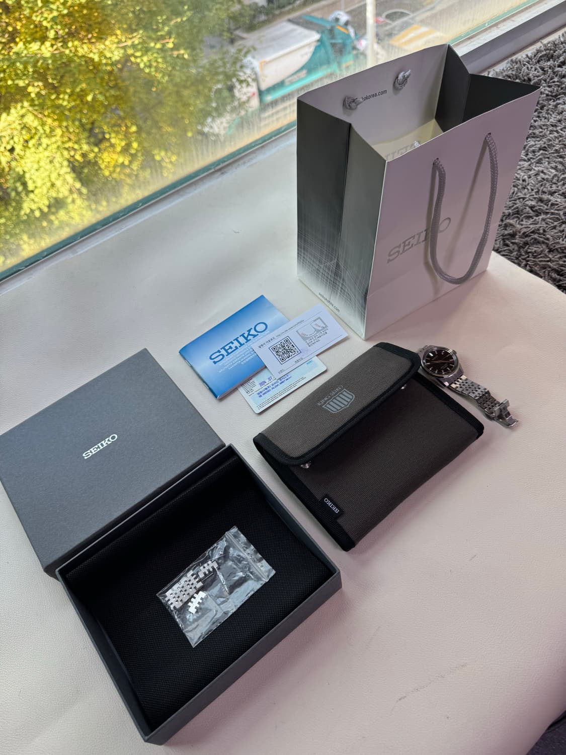 킹세이코 브라운 다이얼 spb285j1(삼정 정품 풀박스) 상품이미지8