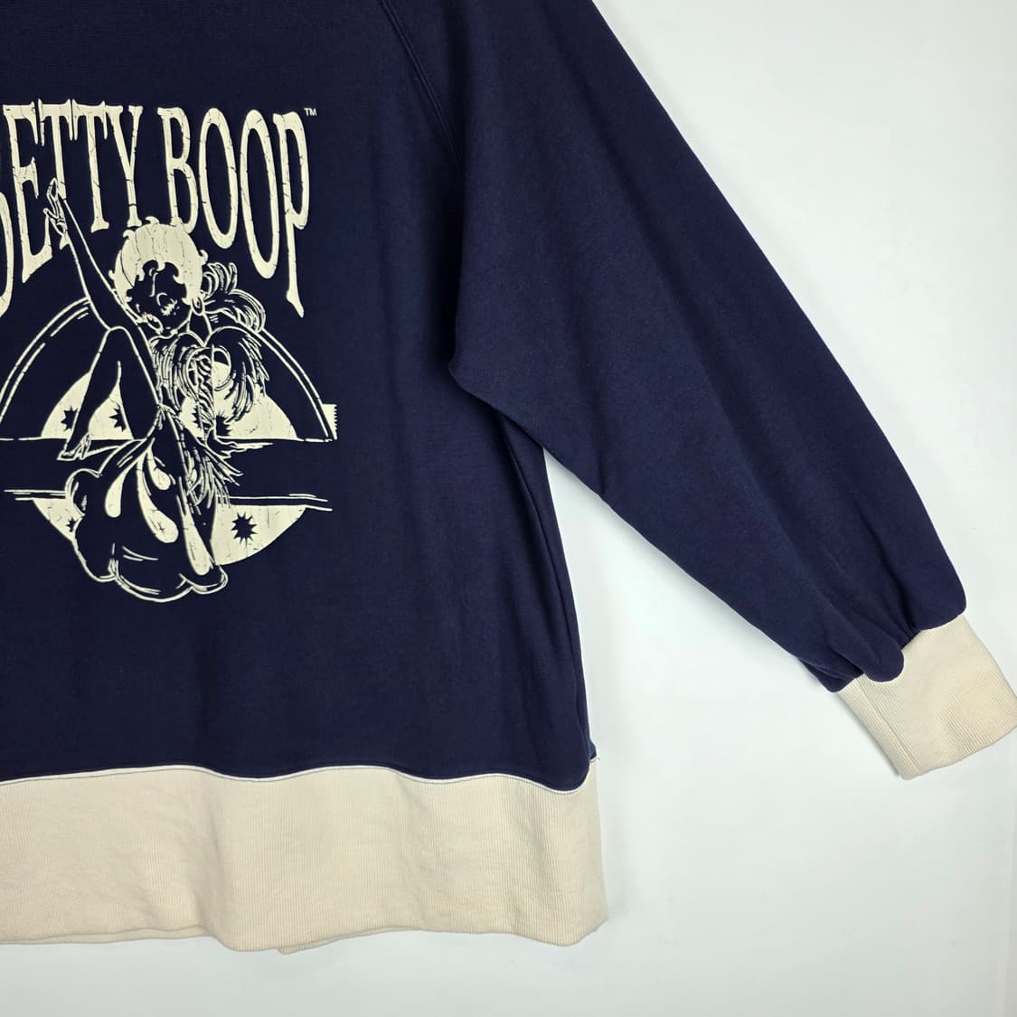 Betty boop 프린팅 롱 맨투맨 상품이미지3