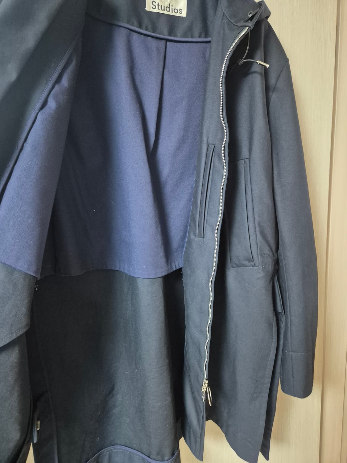 (정품) Acne 아크네 스튜디오 멜트 오버핏 후드 코트 48 상품이미지9