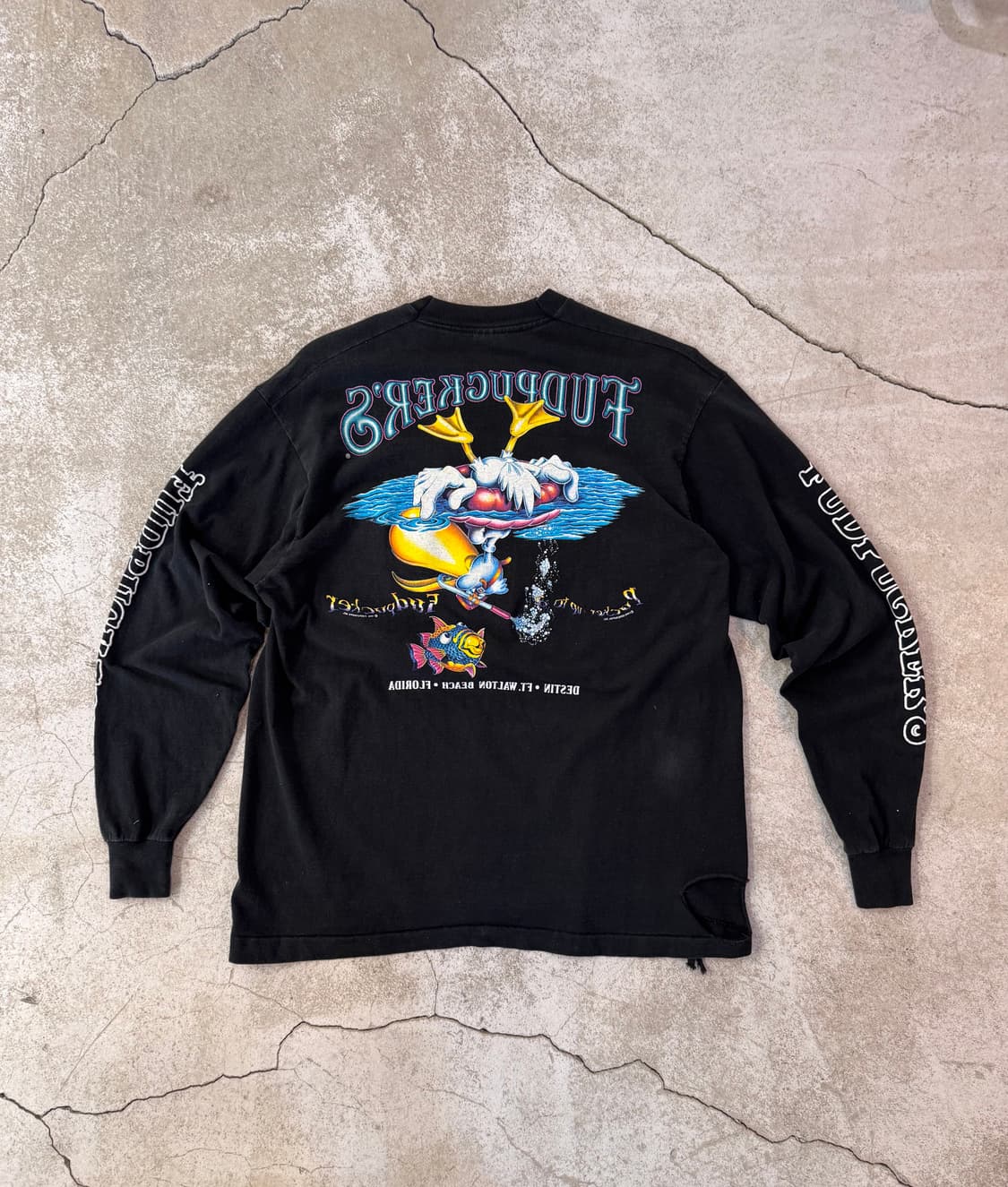 90s fudpucker's 롱슬리브 티셔츠 상품이미지4