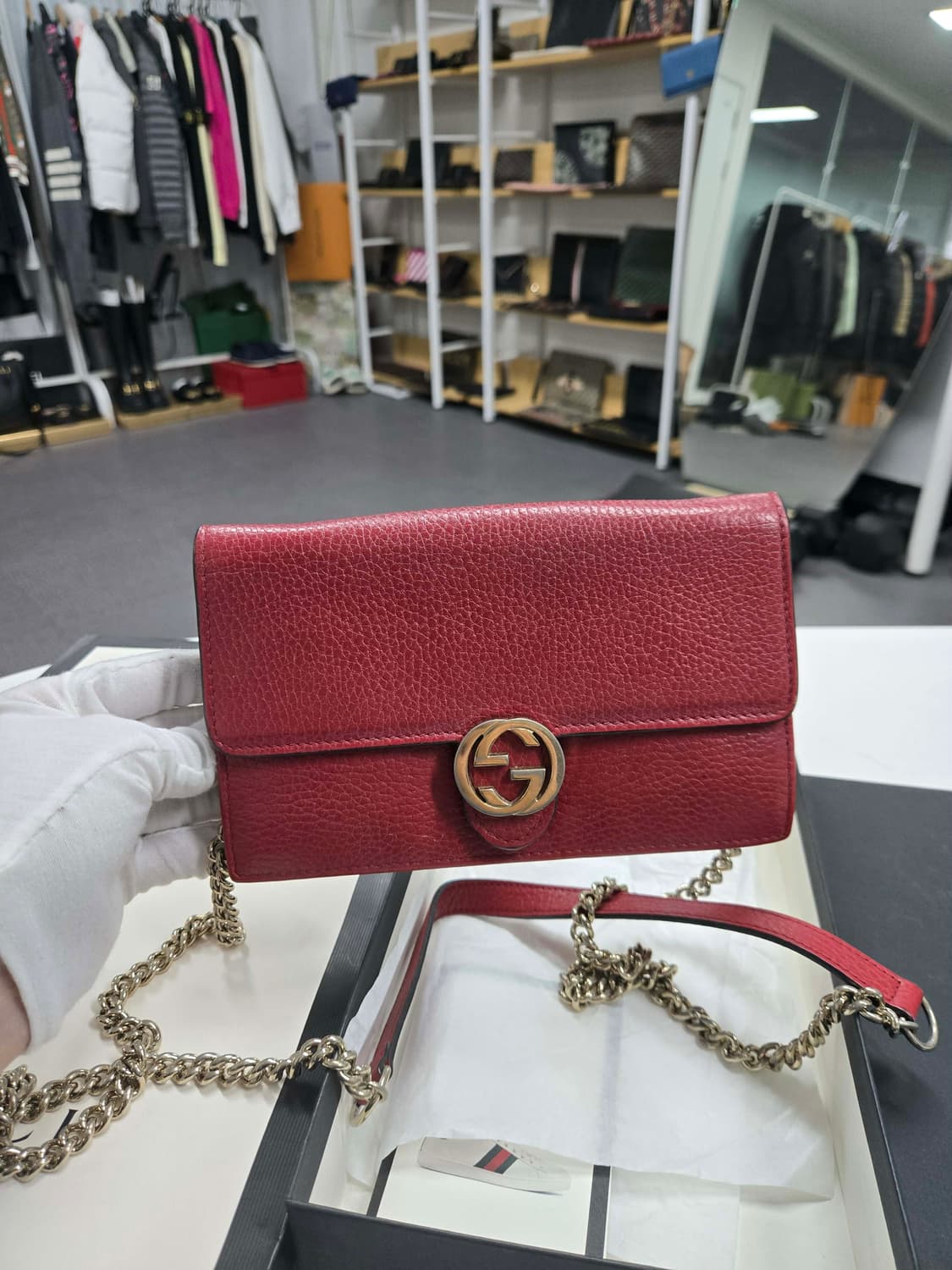 [A급컨디션] 구찌 인터로킹 숄더백 상품이미지1