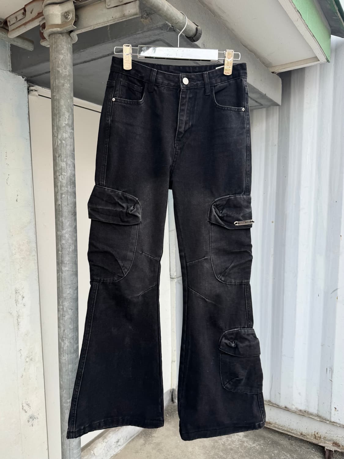 Black cargo pants 상품이미지2