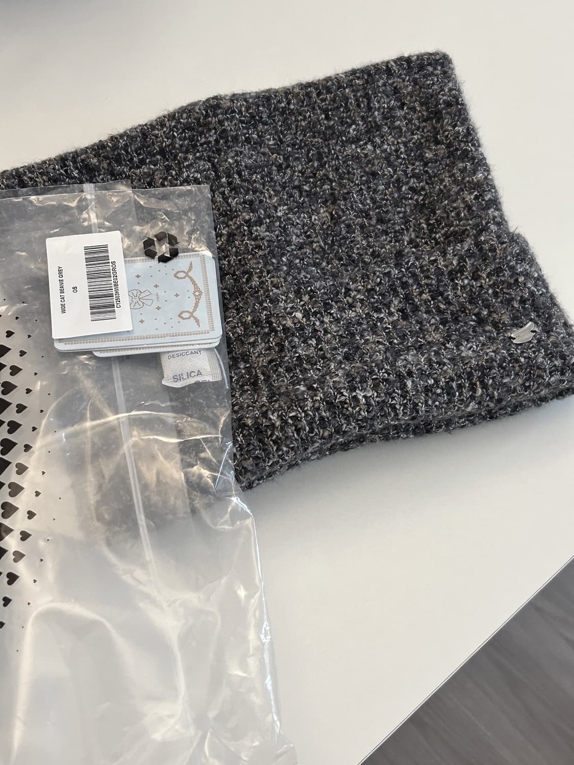 코이세이오 캣 비니 그레이 상품이미지1