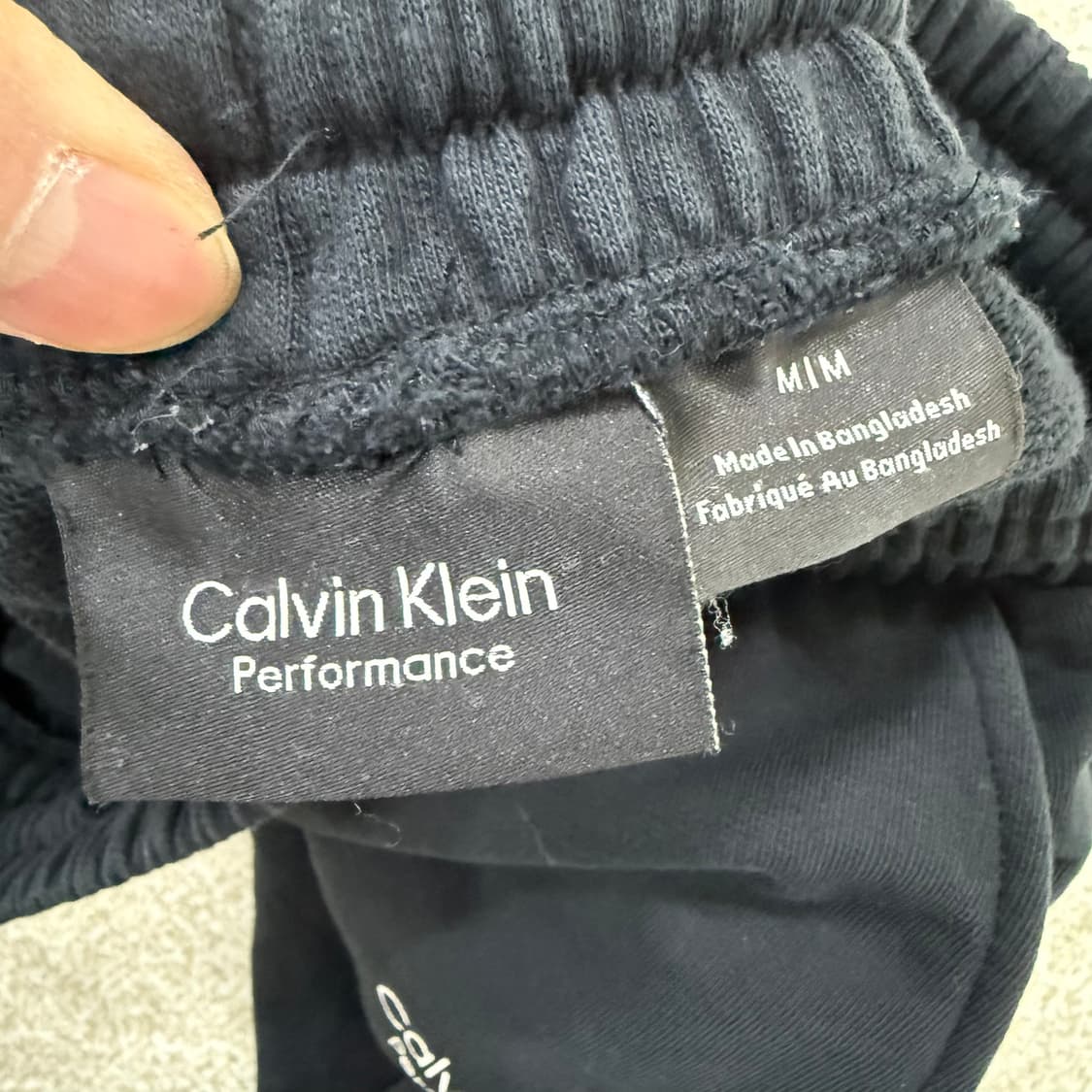 [M] 켈빈클라인 기모 블랙 조거팬츠 0102T1 상품이미지3