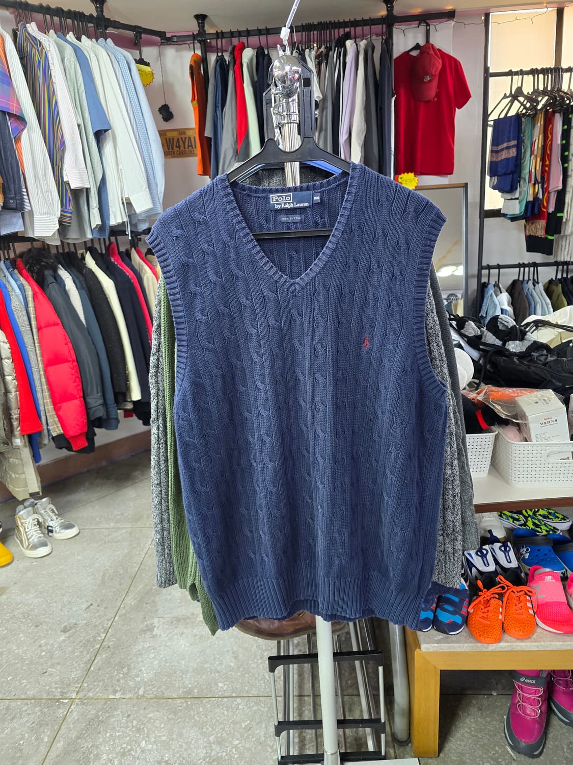 폴로랄프로렌 케이블 니트 조끼 (1398) 상품이미지1