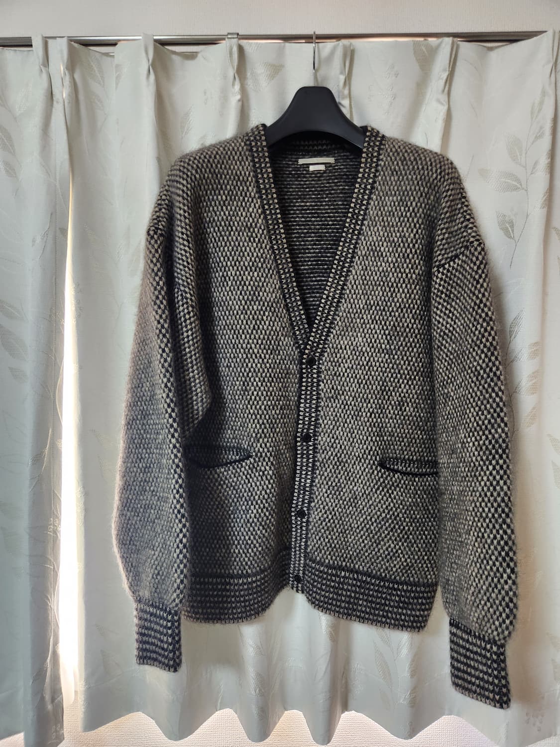 23FW Blurhms 블럼스 알파카 버드아이 니트 가디건 3사이즈 상품이미지1