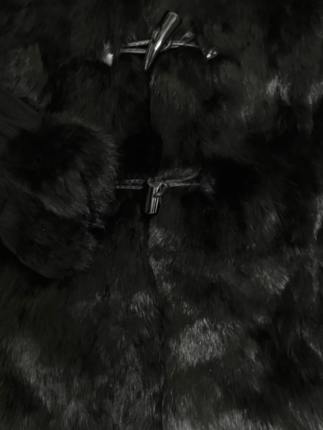 갸루 나나깔 떡볶이 니트 퍼 가디건 상품이미지2