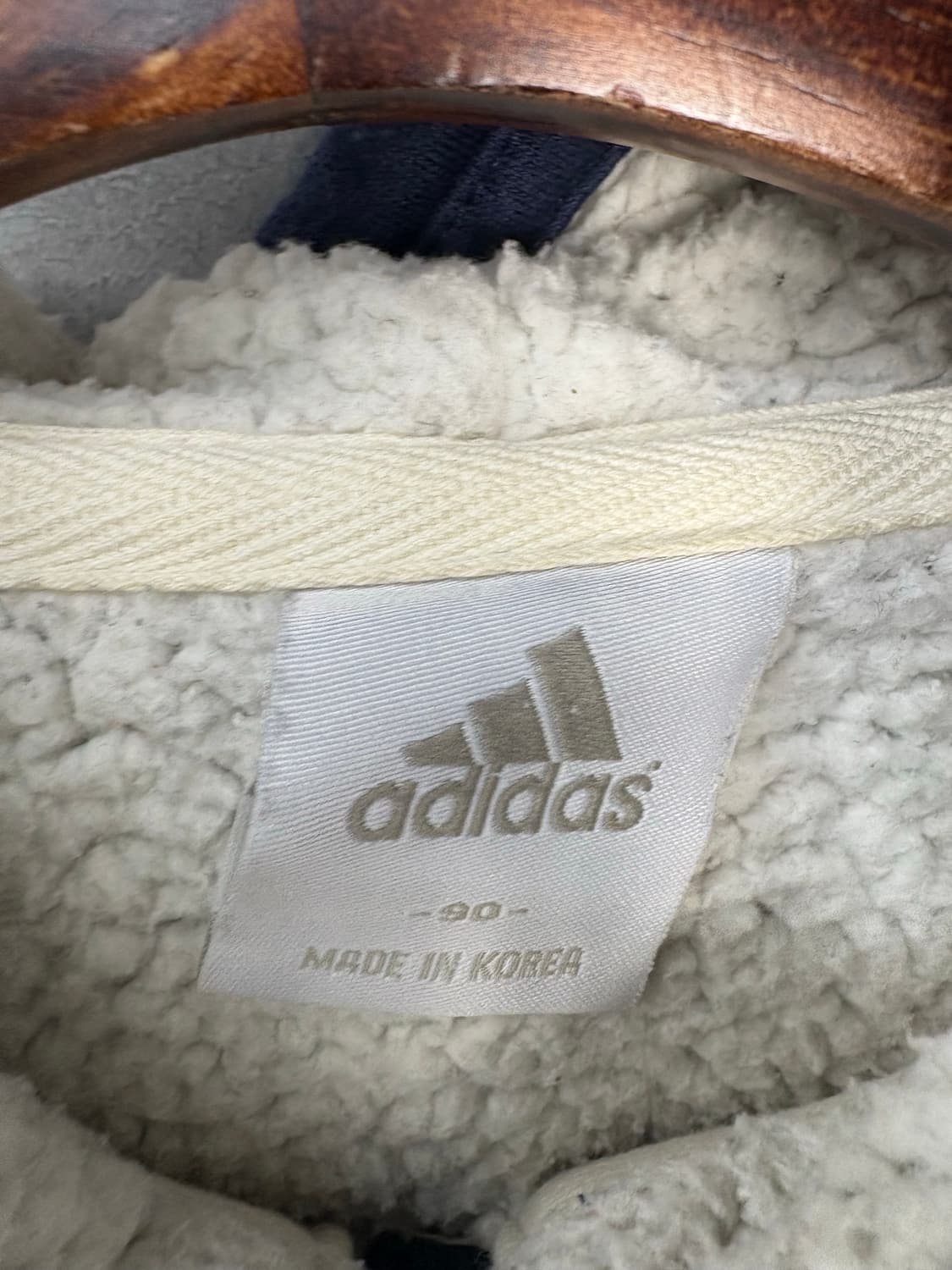 아디다스 네이비 삼선로고 후드집업 A3185 상품이미지5