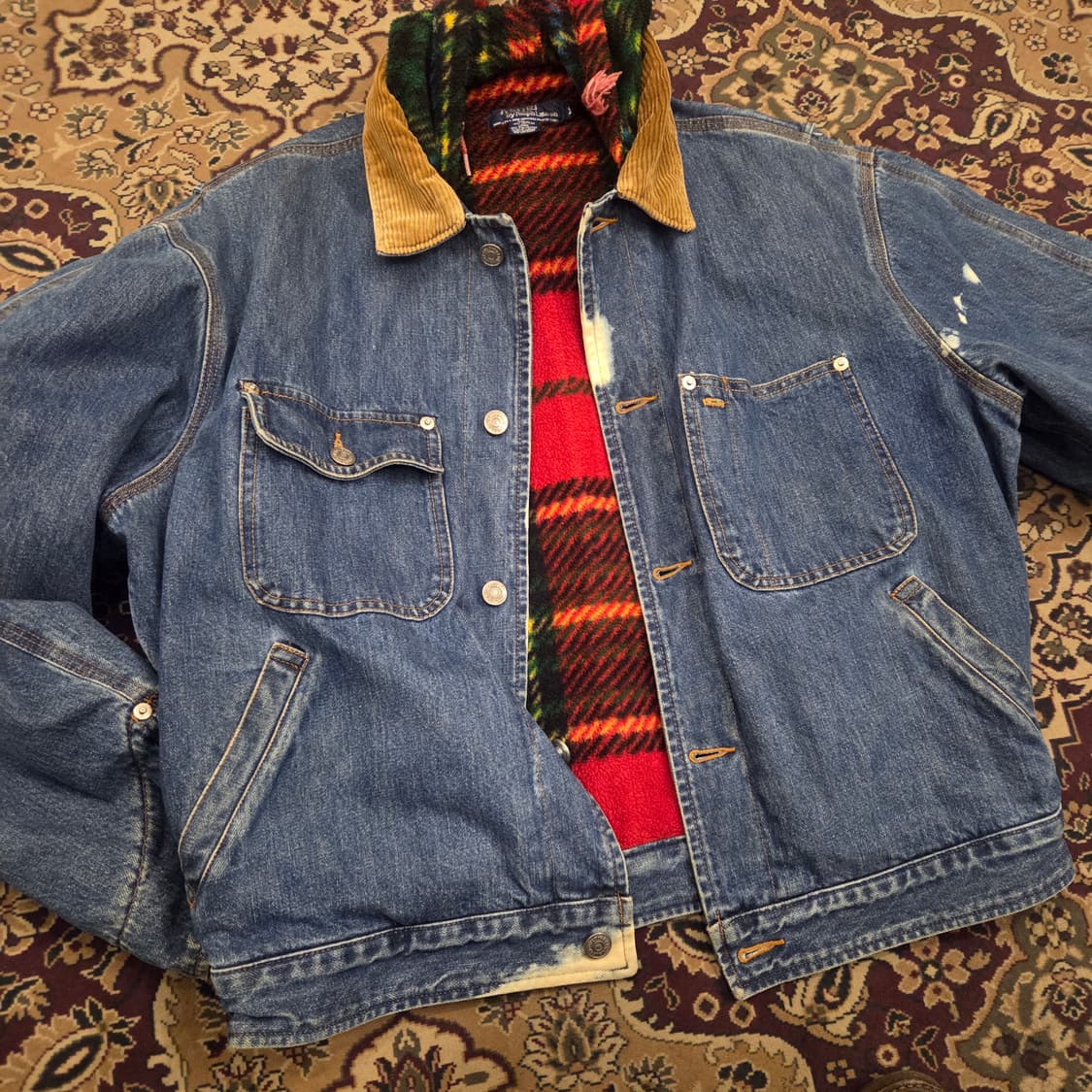 폴로 덩가리 데님 자켓 made in usa 상품이미지6