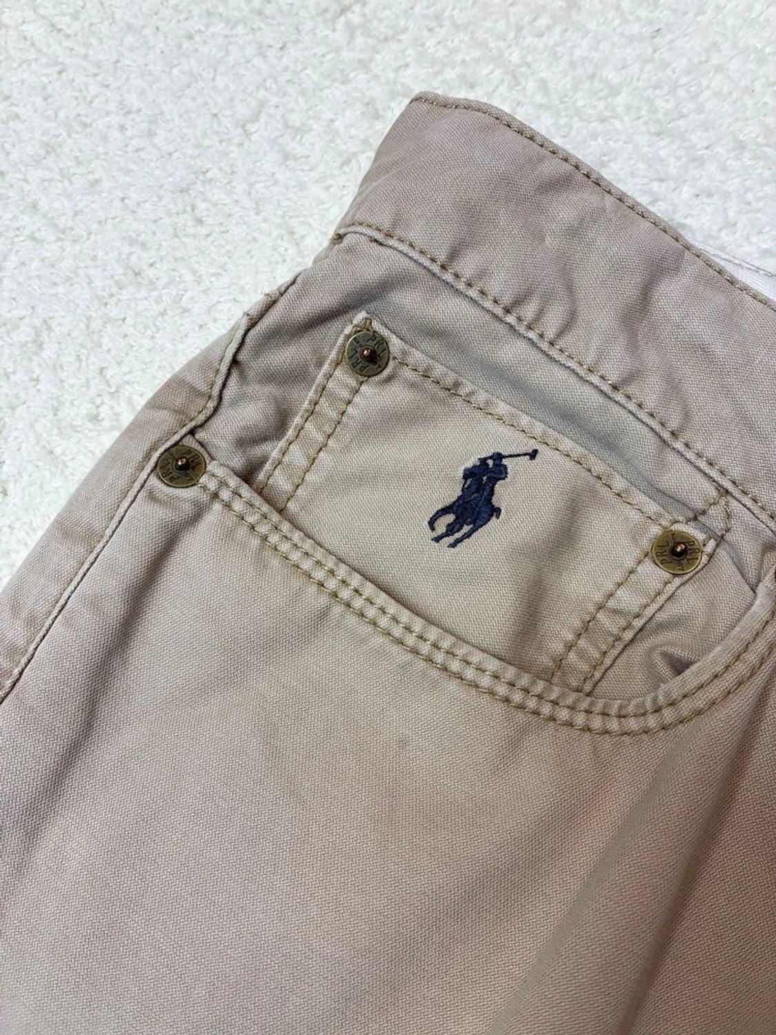 폴로 랄프로렌 가죽패치 스트레이트 치노 팬츠 PN6028 상품이미지4