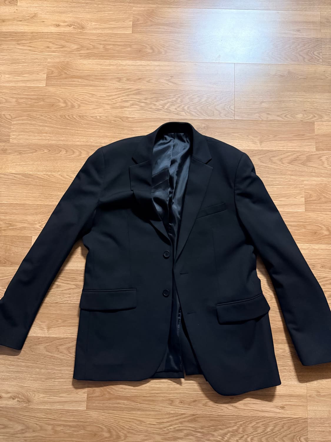 무신사 릴렉스드 베이식 블레이저 블랙 L 상품이미지3