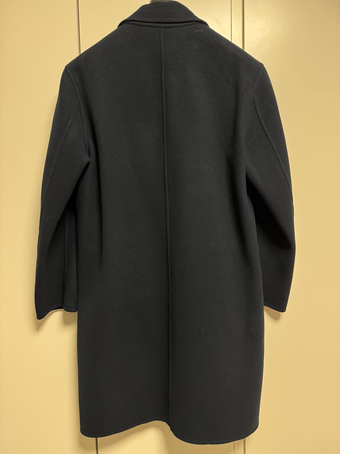 바쏘옴므 핸드메이드 코트 네이비 상품이미지2