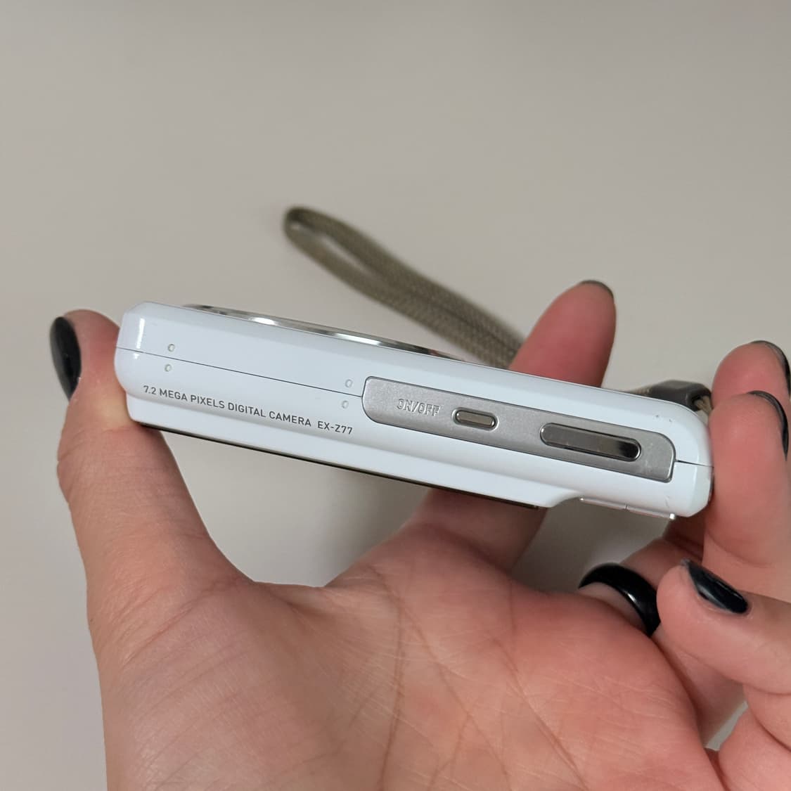 카시오 엑실림 z77 빈티지 디카 디지털카메라 화이트 상품이미지4