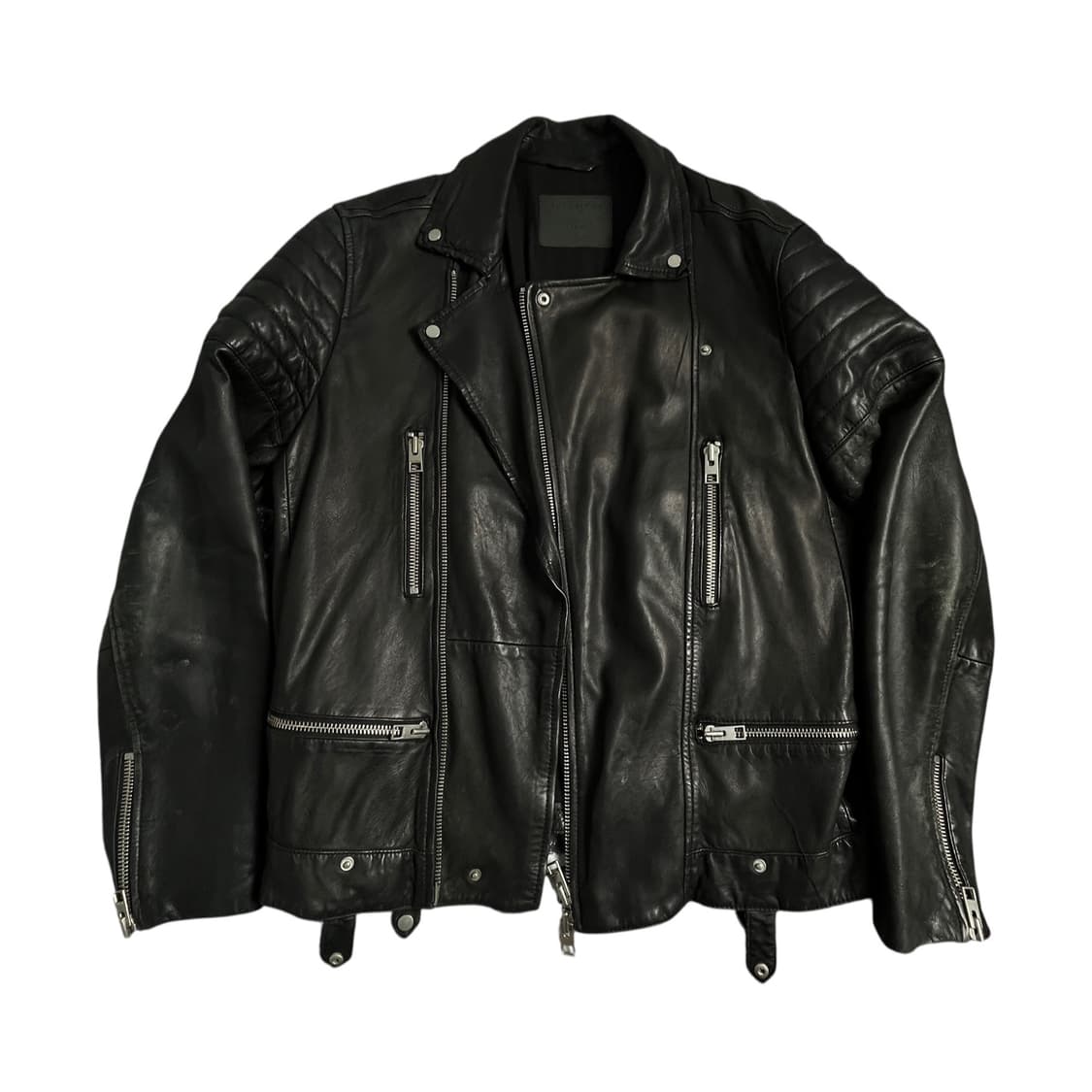 ALLSAINTS 올세인츠 가죽 라이더 자켓 블랙 상품이미지2