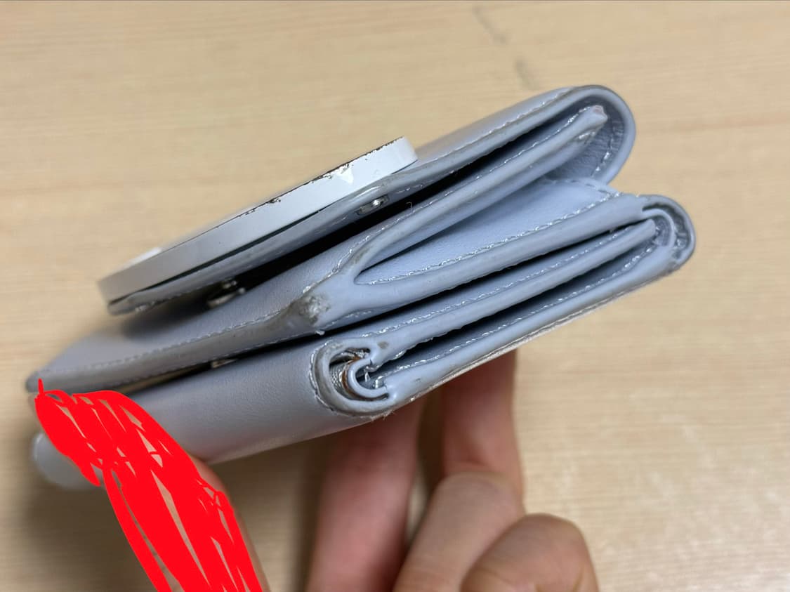 디젤 1DR 트라이폴드 코인 XS 파스텔 블루 상품이미지7