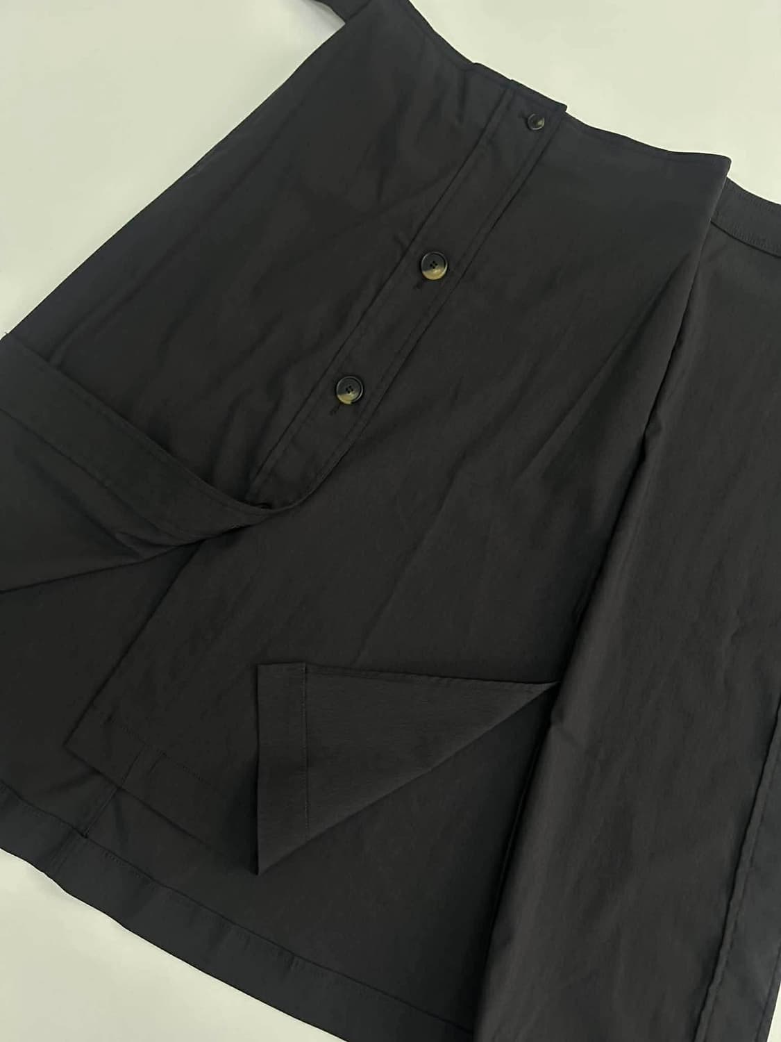 시스템 한섬 20년 신형 버튼 랩 롱 스커트 상품이미지6