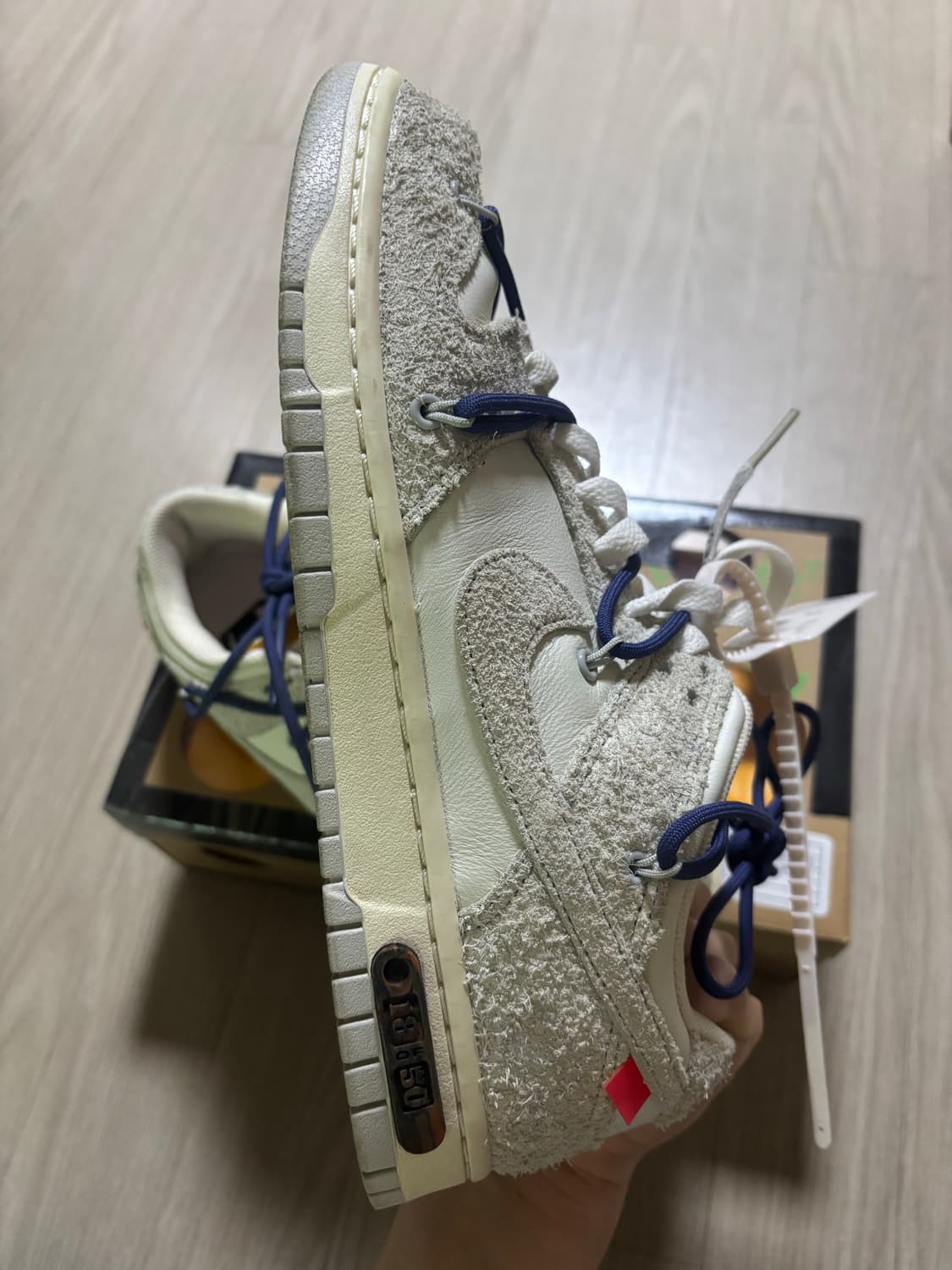 나이키 x 오프화이트 덩크 로우 더 50 - 로트 18  상품이미지6