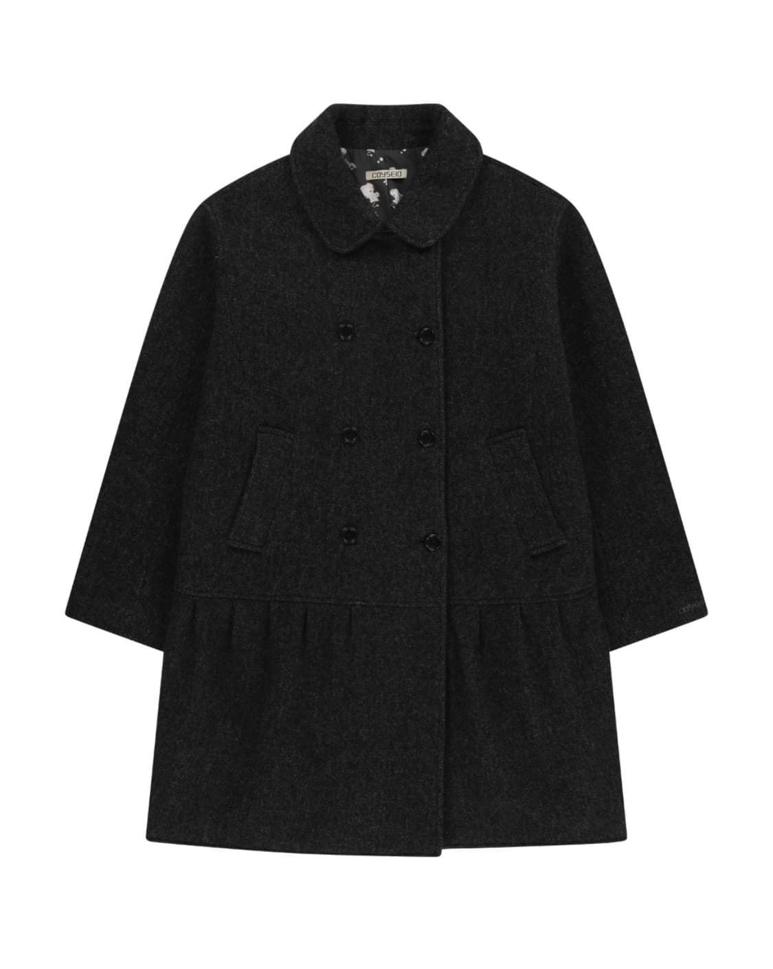 코이세이오 더블코트 차콜 2사이즈 상품이미지3