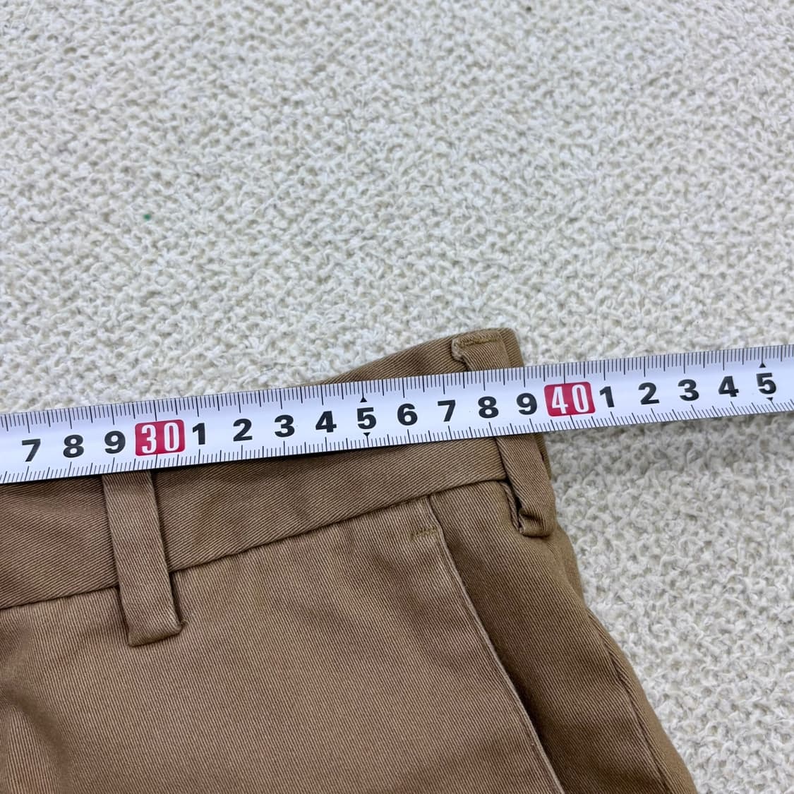32 US폴로 남성 베이지 치노 팬츠 0520E 상품이미지5