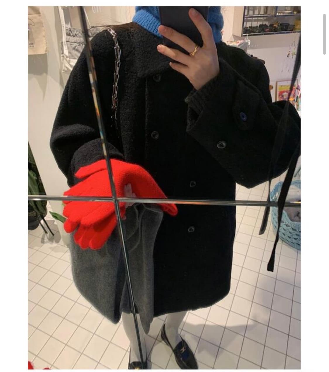 미뉴에트 코트 블랙 상품이미지1