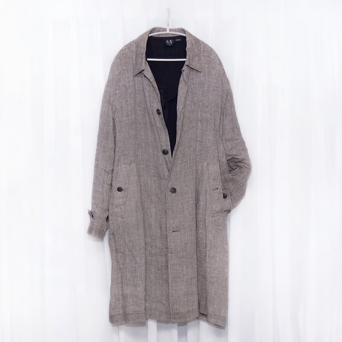 신품급) 시리즈 (series) 피그코팅 피지 린넨 롱자켓 (105+) 상품이미지1