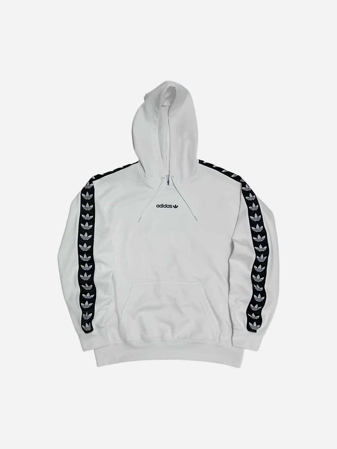 아디다스 사이드 테잎로고 후드티 화이트 상품이미지2