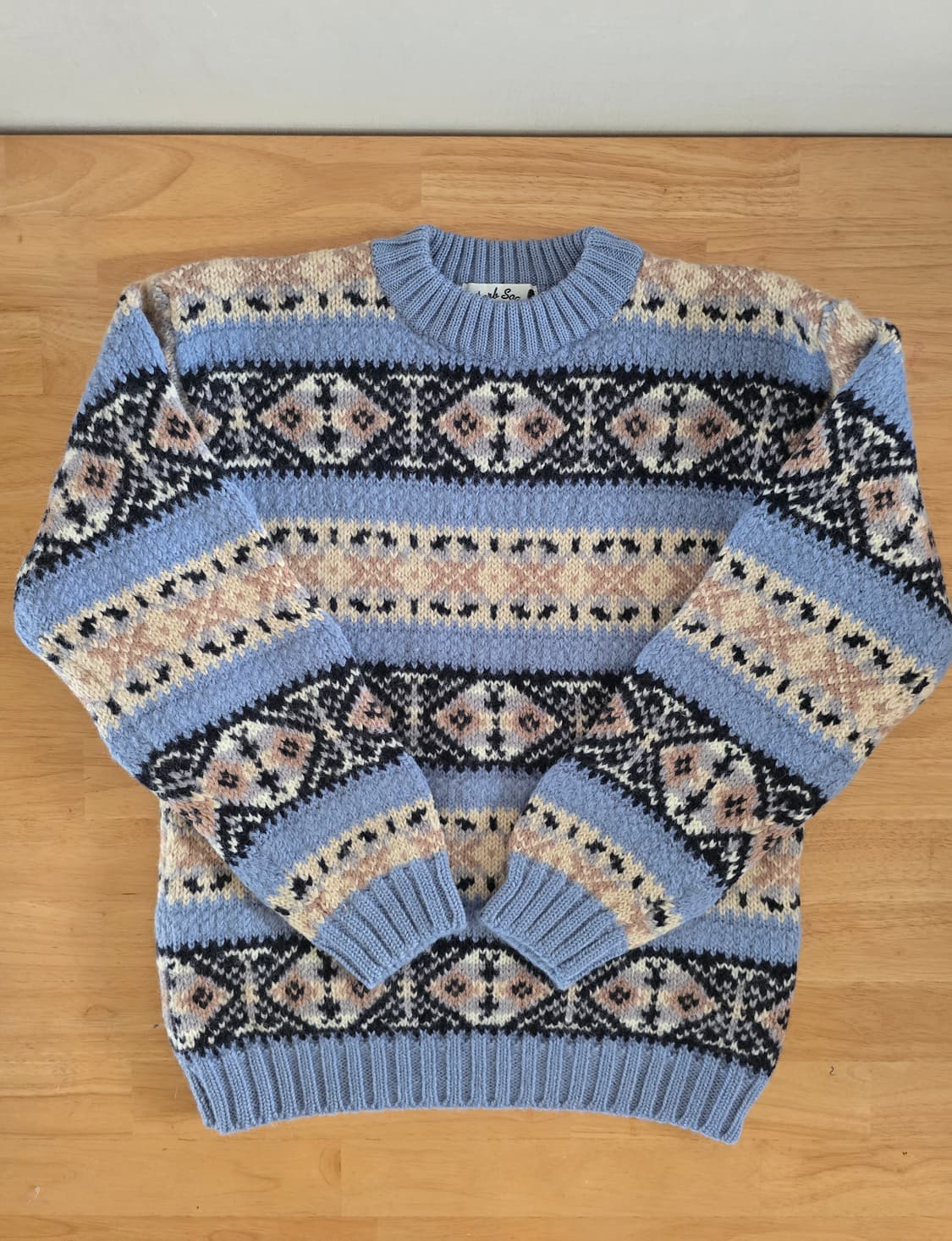 Herb Soap 패어아일 패턴 니트 상품이미지1